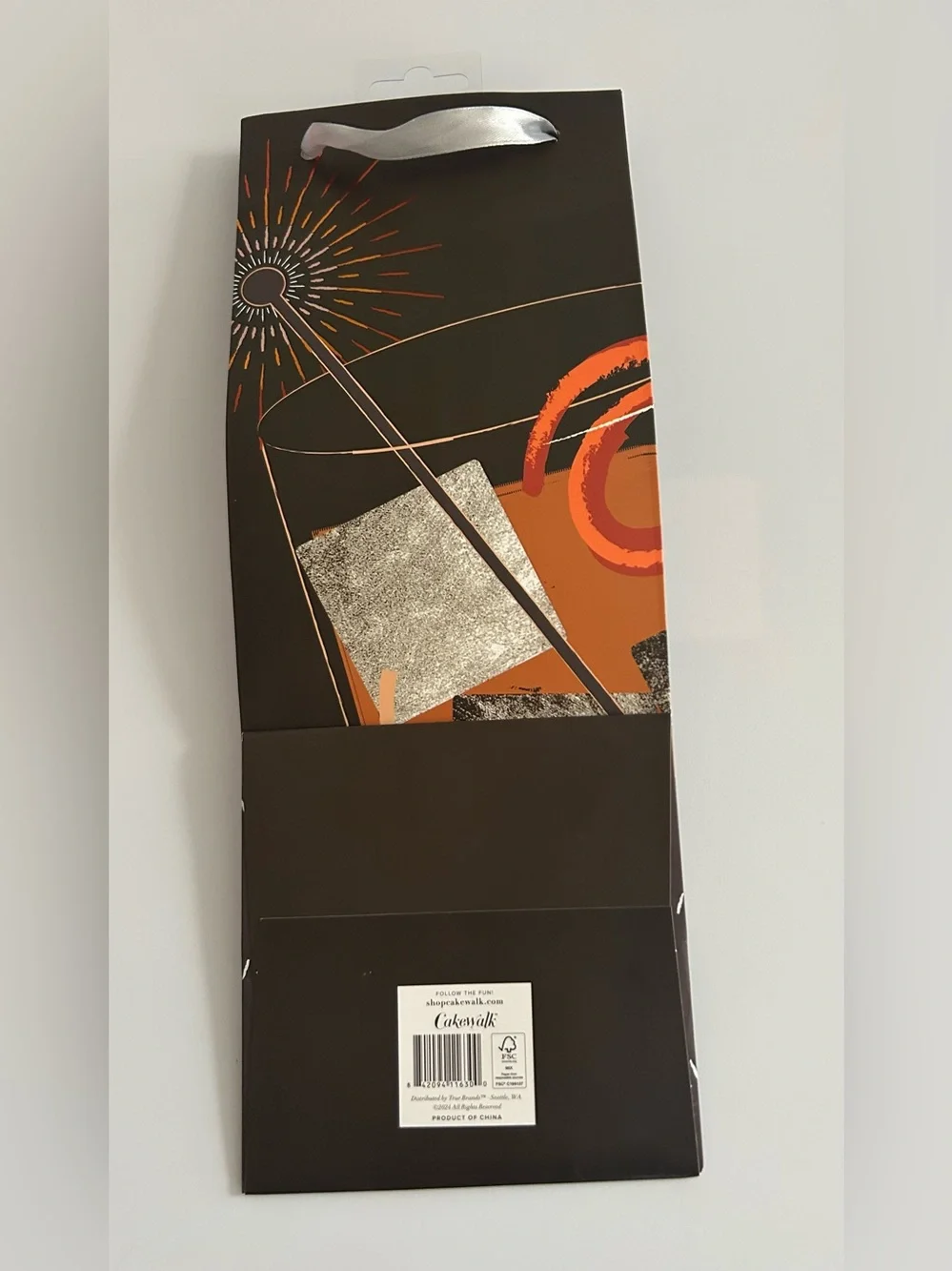 Liquor Bottle Gift Bag - Old Fashioned NEW